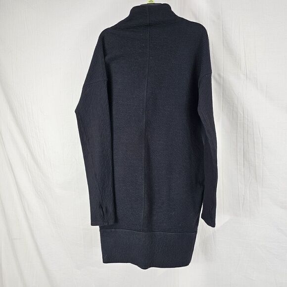 Lululemon Athletica Size 4 Black Call for Cozy Dress Orig. MSRP $168 Ribbed - Picture 9 of 9